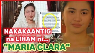 MARIA CLARA NAGPAALAM NA / JULIE ANN SAN JOSE may LIHAM PASASALAMAT!