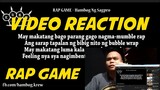 RAP GAME - Hambog ng Sagpro | Video Reaction | Numerhus