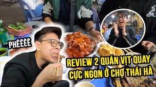[Bomman Vlog 27] Review 2 Quán Vịt Quay Cực Ngon ở Chợ Thái Hà