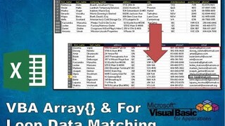 VBA For Loop Data Matching using Array