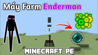 Hướng Dẫn Làm Máy Farm Enderman Và Kinh Nghiệm Trong Minecraft PE 1.17 | Enderman Farm MCPE/ BE