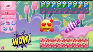 Candy crush saga random style level 65 | Special jelly fish & cobra | Candy crush saga new level