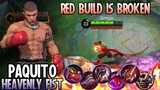 PAQUITO RED BUILD IS BROKEN, TOO OP!! | Paquito Gameplay And Best Build #3 | Mobile Legends