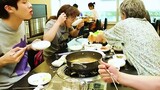 Poor people come to eat all-you-can-eat hot pot and eat all the meat without waiting for it to be co