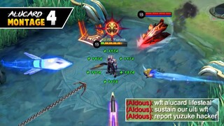 WTF LIFESTEAL!!! INSANE OUTPLAY MOMENTS! TOP 1 GLOBAL ALUCARD MONTAGE #4 MLBB