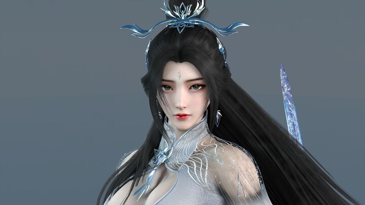 Zhu Xian Lu Xueqi imitation makeup rendering display