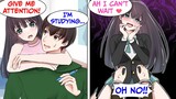My Hot Demanding GF Gets Needy When I Don't Give Her Attention While Studying (RomCom Manga Dub)