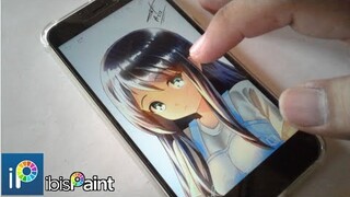 [ No stylus ] ibis paint x speed drawing anime | time lapse |