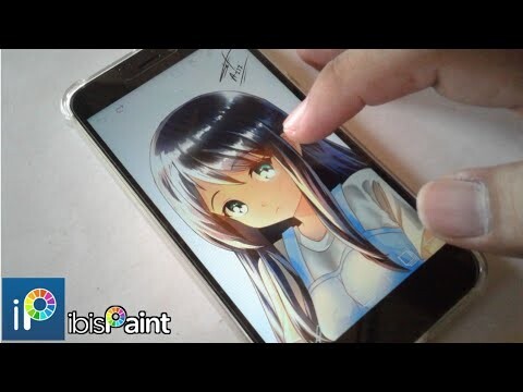 [ No stylus ] ibis paint x speed drawing anime | time lapse |