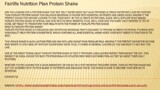 Fairlife Nutrition Plan Protein Shake