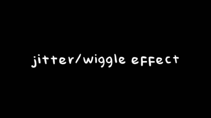 JITTER/WIGGLE EFFECT IN ALIGHT MOTION