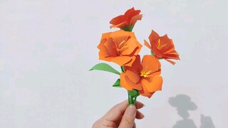 Small Flower Origami Tutorial Flower Origami Simple Origami Kindergarten Origami Elementary School S