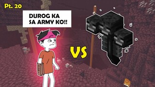 #20 PEPS ARMY vs WITHER BOSS || MINECRAFT