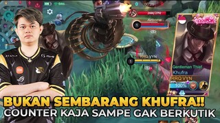 KETEMU KAJA DI RANKED? COUNTER PAKAI KHUFRA, ENAK BANGET!! - MLBB