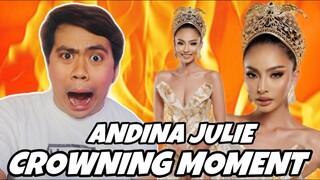 ATEBANG REACTION | MISS GRAND INTERNATIONAL INDONESIA 2022 ANDINA JULIE CROWNING MOMENT #mgi2022