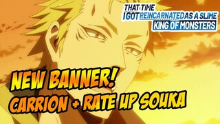 GACHA BANNER CARRION RILIS! DAN RATE UP SOUKA  - TENSURA : KING OF MONSTER INDONESIA