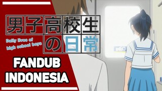 Anak SMA Dan Cewe Di Kereta Part 01 - Danshi Kokousei No Nichijou 【FANDUB INDONESIA】