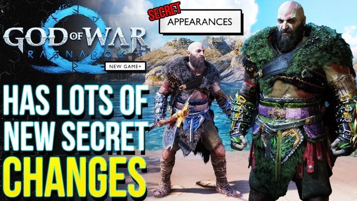 God of War Ragnarok Has Lots of New SECRET CHANGES in New Game Plus Update | Gow Ragnarok NG+ Update