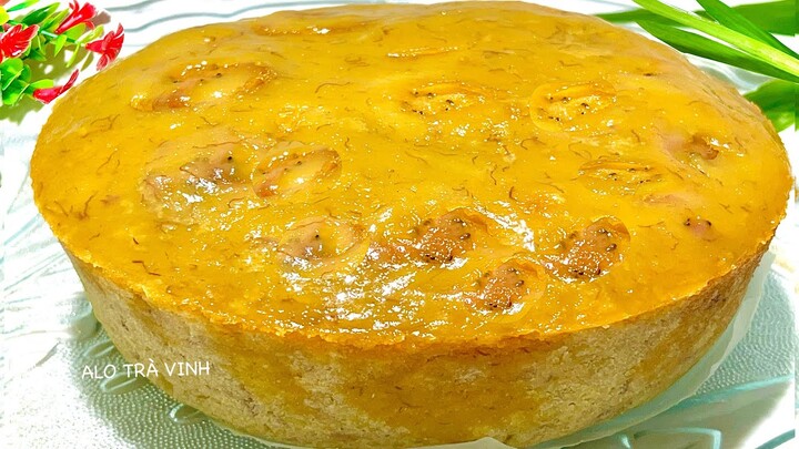 Bất ngờ Bánh Chuối Nướng kiểu mới Ngon xuất sắc, không cần Lò, không Bánh Mì- Baked banana cake