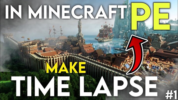 How To Take Time Lapse Video In Minecraft PE || Minecraft PE Tech || Nani PLayz || Part - 1