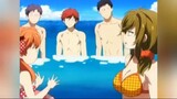Khi đi tắm biển mà bị rơi quần bơi #anime #amv