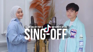 SING-OFF TIKTOK SONGS PART 9 (Zoom, Wait A Minute!, RIP Love) vs @Eltasya Natasha