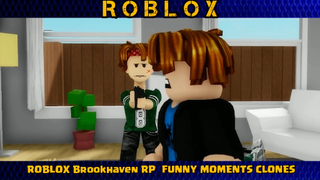 ROBLOX - Brookhaven RP Funny Moments (Clones)