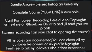 Sorelle Amore - Blessed Instagram University Course Download