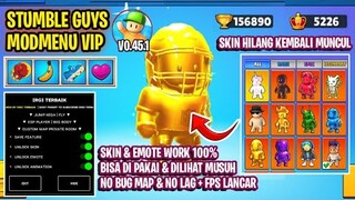 Update‼️Stumble Guys Mod Menu Apk v0.45.1 Terbaru Emote & Skin 100% Work All Device