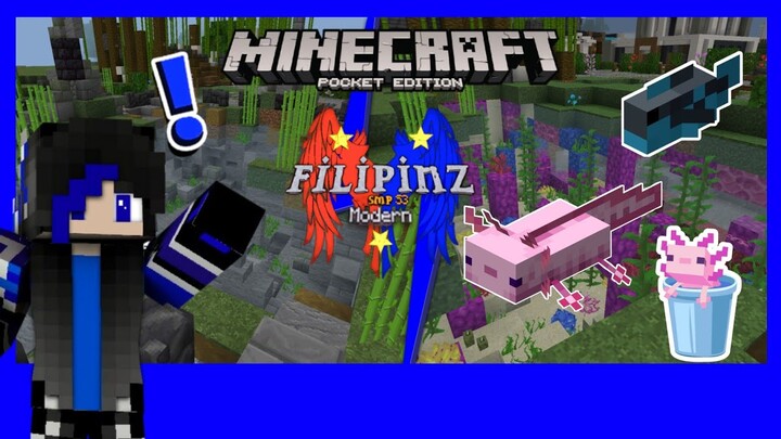 Dabest Axololt & Tropical Fish Pond! | Filipinz SMP S3 Ep 12 ( Filipino Minecraft SMP )