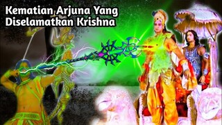 KRISHNA MENYELAMATKAN ARJUNA DARI KEMATIAN DAN MENYERAP SENJATA MEMATIKAN VAISHNAVASTRA