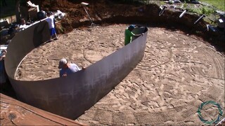 33' Above Ground Pool Construction Time Lapse