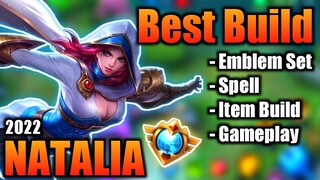 NATALIA BEST BUILD 2022 | TOP 1 GLOBAL NATALIA BUILD | NATALIA - MOBILE LEGENDS | MLBB