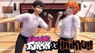 【MMD Haikyuu!! X Friday Night Funkin】【Kageyama VS Hinata Dad Battle】