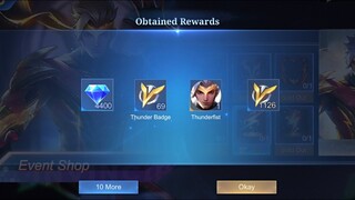 GET THUNDER FIST CHOU? FREE SKIN & DIAMONDS EVENT MLBB! NEW EVENT MOBILE LEGENDS!