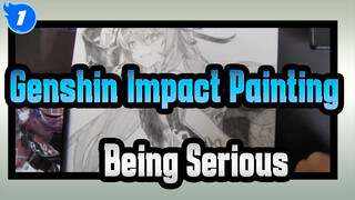 [Genshin Impact Painting] Being Serious a Little_1