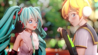 【MMD】Bye-bye Len! - Len x Miku