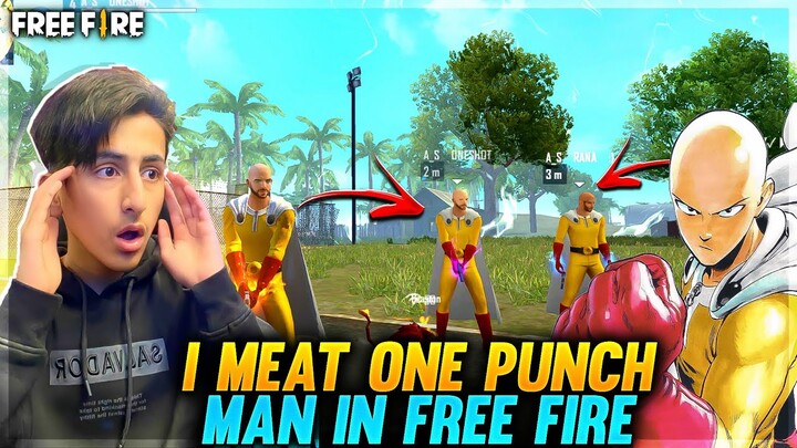 I MET ONE PUNCH MAN IN FREE FIRE NO INTERNET PRANK IN CLASH SQUAD - Garena Free Fire