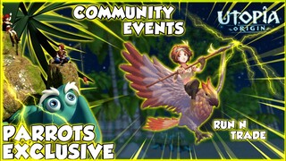 Free Mottled Parrot | Run N Trade | Community Event | Utopia:Origin