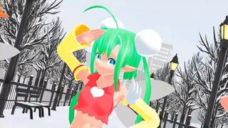 【mmd りんごの森とパラレルタウン】パラレルタウンで好き！雪！本気マジック