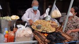 cambodian street food noodles.