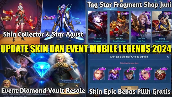 UPDATE NEXT SKIN STARLIGHT & COLLECTOR 2024! SKIN TAG FRAGMENT SHOP | EVENT SKIN EPIC GRATIS RILIS