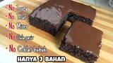 3 BAHAN COKLAT CAKE | RESEP SIMPLE SUPER MOIST