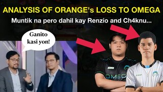 Analysis kung bakit natalo ang Orange sa Omega