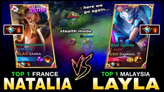 Layla Worst Counter & Nats Easy Food? France Top 1 Supreme Natalia vs. Malaysia Top 1 Supreme Layla