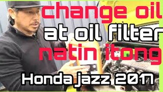 HOW TO CHANGE OIL AND OIL FILTER A HONDA JAZZ 2017//PINOY AUTO MECHANIC IN AUSTRALIA-VLOG# 17