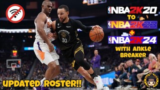 NBA 2K20 TO NBA 2K23 + NBA 2K24 ROSTER : WITH ANKLE BREAKER on android mobile | Gameplay