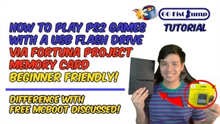 How to Play Games via USB on PS2 using FORTUNA PROJECT | Free Mcboot Alternative