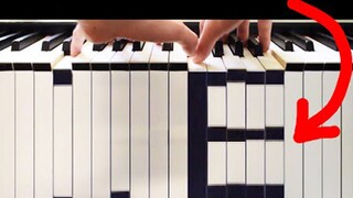 Jauh dari aslinya! Mencetak "RUSH E" dengan piano