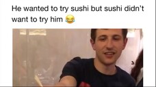 Man vs Sushi 🤣🤣